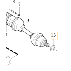 VOLVO S90 V90 XC90 II podkladka sruby polosi OE 31367618