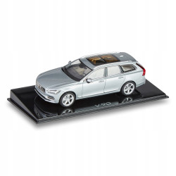 VOLVO model V90 II 1:43 Bright Silver oryginal OE