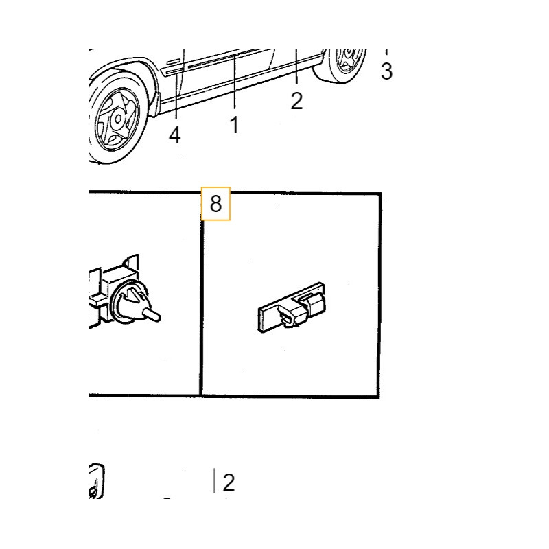 VOLVO 960 S90 V90 spinka...