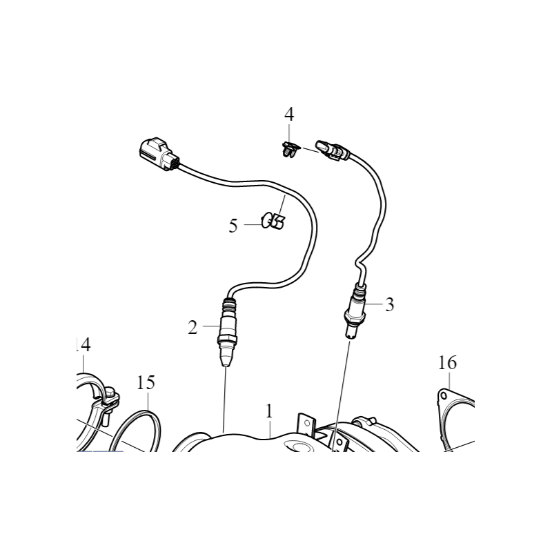 VOLVO S60 V60 XC60 II sonda...
