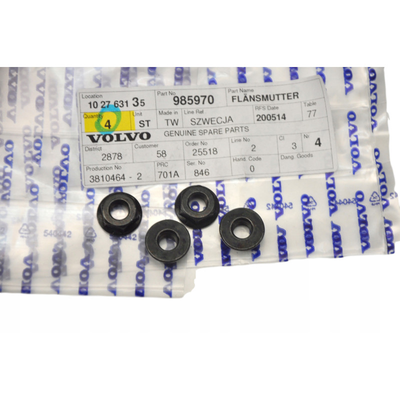 VOLVO S40 V50 zestaw montazowy rozporki przod OE 985970 987509