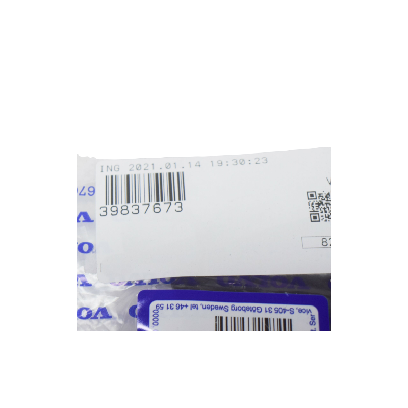 VOLVO V40 CC zaslepka ucha haka holowniczego przod OE 39837673