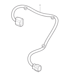 VOLVO S80 V70 XC70 wiazka przewod radaru OE 31314680
