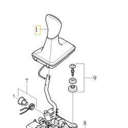 VOLVO V40 V40CC podswietlana galka biegow manual 6 31325803