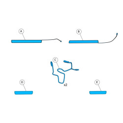 VOLVO S90 V90 II nakladki progowe podswietlane kpl 31470690
