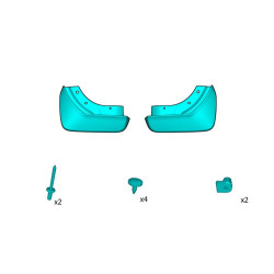 VOLVO V60 II Cross Country tylne chlapacze kpl OE 32207211