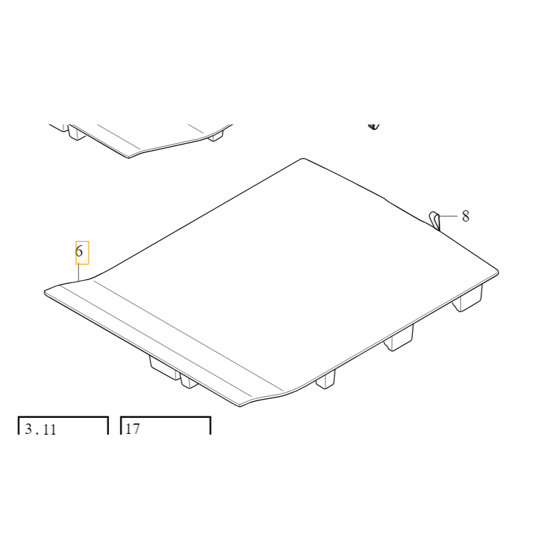 VOLVO S90 II wykladzina...