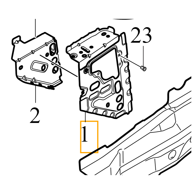 VOLVO S90 V90 II wspornik...