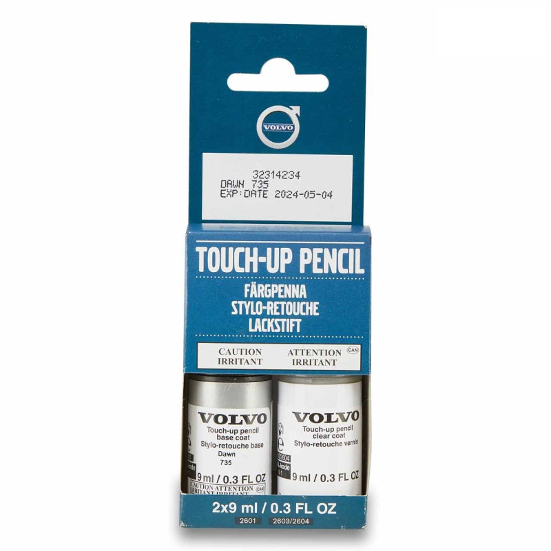 VOLVO lakier sztyft mazak zaprawka Silver Dawn 735