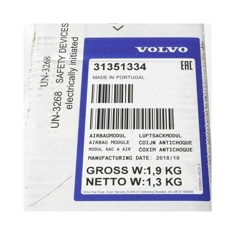 VOLVO S60 V60 XC60 II poduszka powietrzna kolanowa kierowcy 31351334