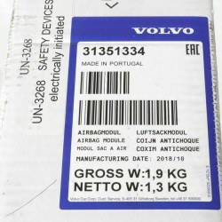 VOLVO S90 V90 XC90 II poduszka powietrzna kolanowa kierowcy 31351334
