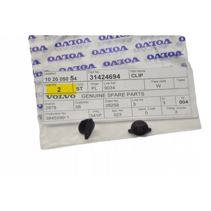 VOLVO XC60 II spinka klips...