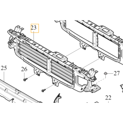VOLVO S60 III V60 II gorna kierownica powietrza wlot OE 32227973