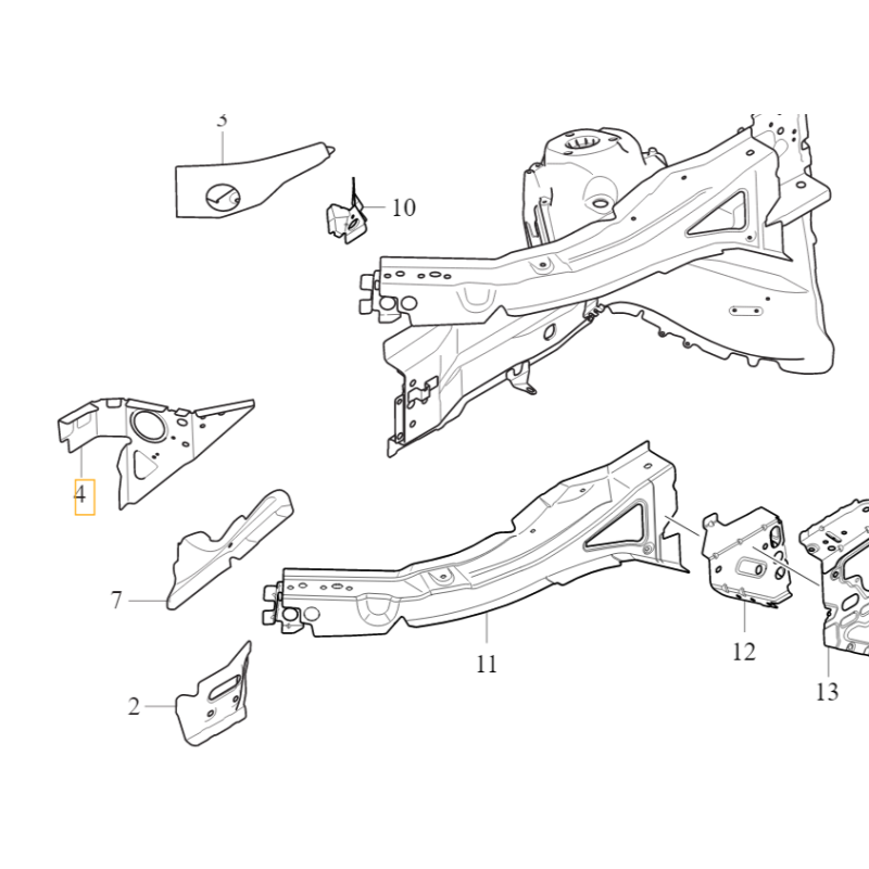 VOLVO S90 V90 XC90 II lewy...