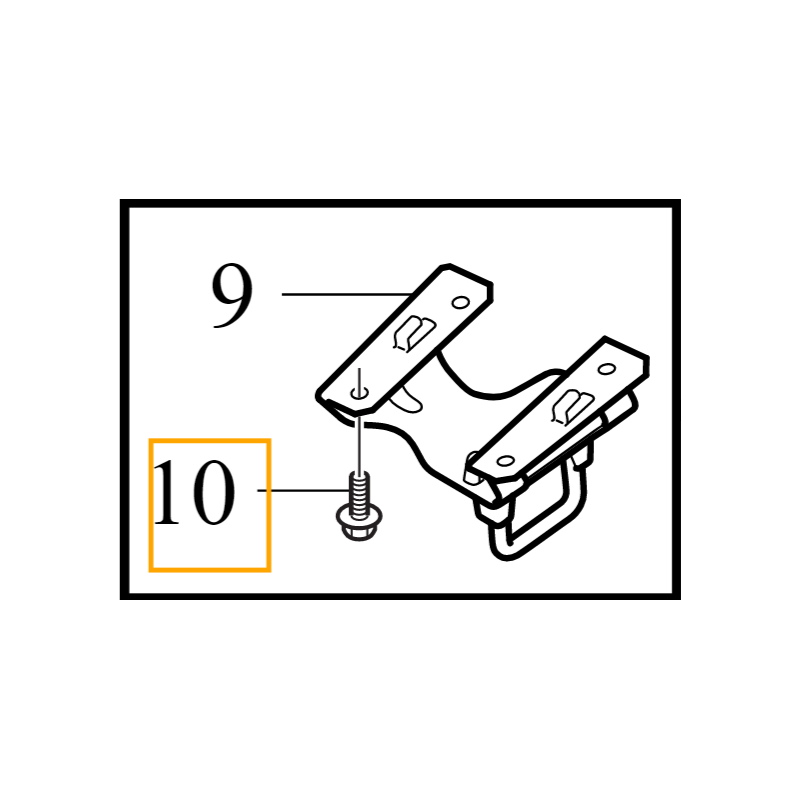 VOLVO C40 XC40 sruba rygla maski 30622993