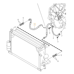 VOLVO S80 przewod chlodzenia skrzyni automat OE 9142710