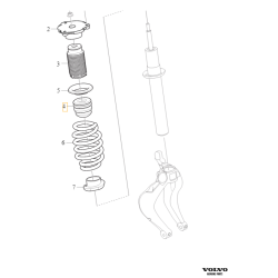 VOLVO XC90 II odboj przedniego amortyzatora OE 31360627