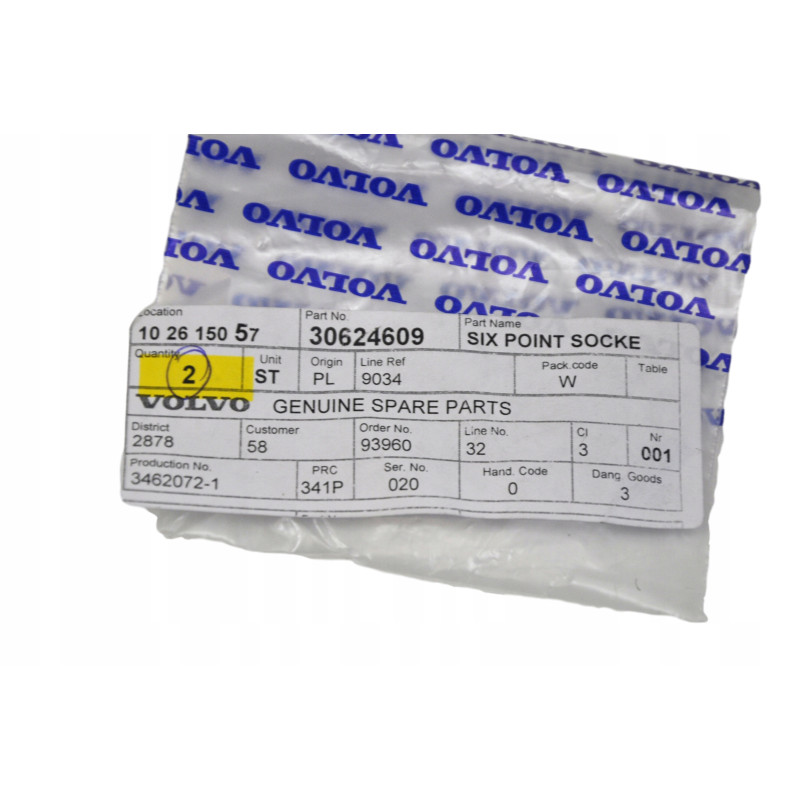 VOLVO XC40 sruba dolot do obudowy filtra M6x25 OE 30624609