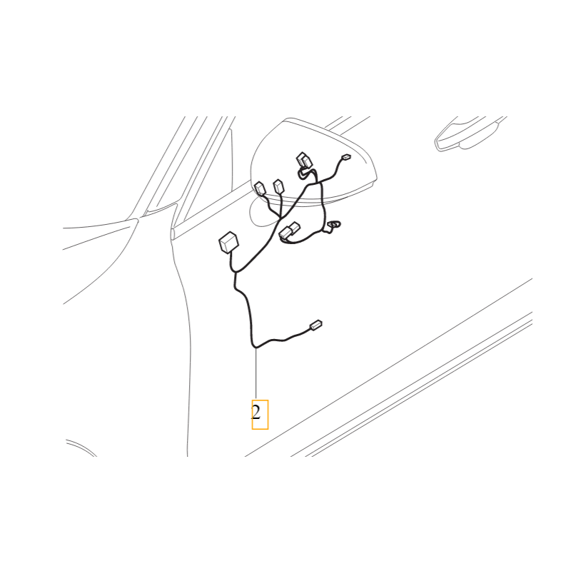 VOLVO S60 III V60 II wiazka...