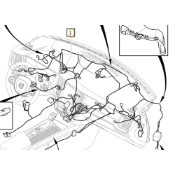 VOLVO V60 II wiazka glosnik srodkowy BOWERS WILKINS OE 32327473