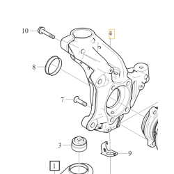 VOLVO C40 XC40 przednia lewa zwrotnica OE 32246335