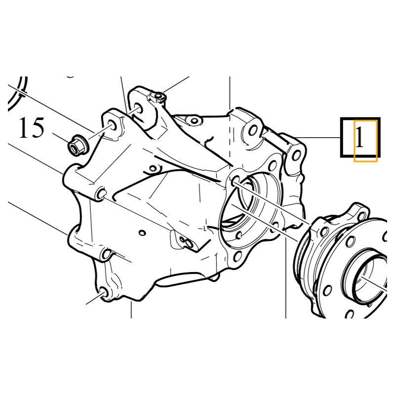 VOLVO C40 XC40 tylna lewa...