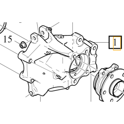 VOLVO C40 XC40 tylna prawa zwrotnica OE 32246339