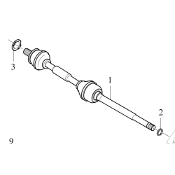 VOLVO C40 XC40 polos napedowa tylna prawa 36010554