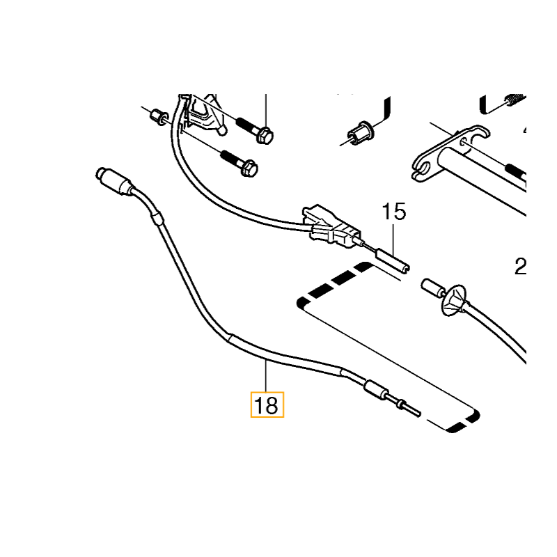 VOLVO S80 lewa linka...