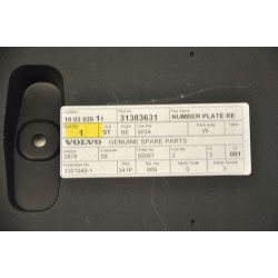 VOLVO XC90 II podkladka rejestracja zderzak przod 31383631
