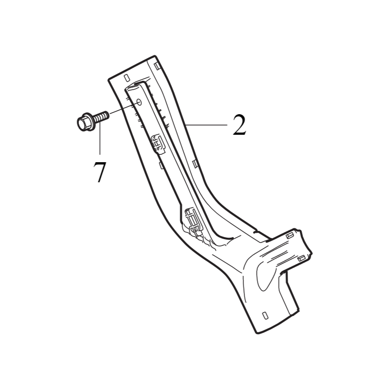 VOLVO S60 III korytko...