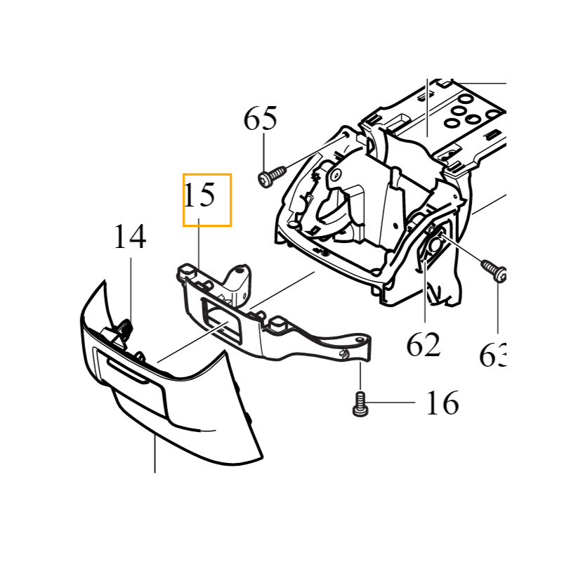 VOLVO V90CC panel blenda srodkowy tunel 220V USB 32204705