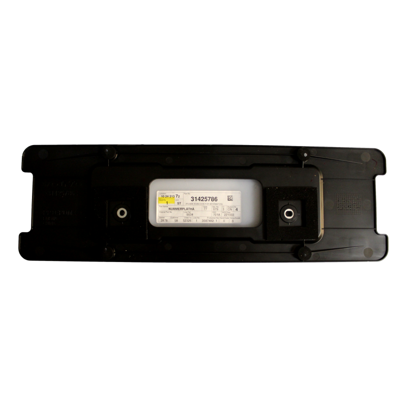 VOLVO V60 II podkladka rejestracja zderzak przod 31425786