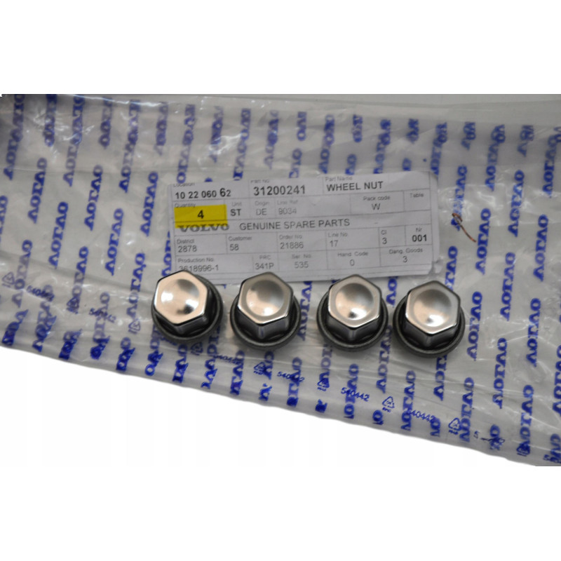 VOLVO S40 V50 nakretka sruba kola felgi orygina OE 31200241