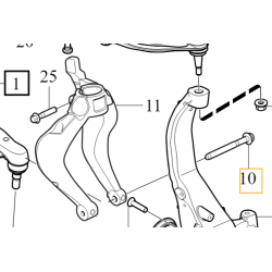 VOLVO S90 V90 XC90 II dolna śruba widełek M14x130 30670571
