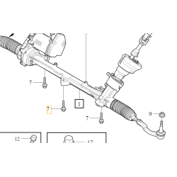 VOLVO S90 V90 XC90 II sruba przekladni kierowniczej M10x100 30670580