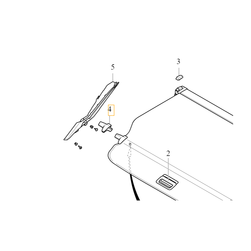 VOLVO S60 V60 II lewy...
