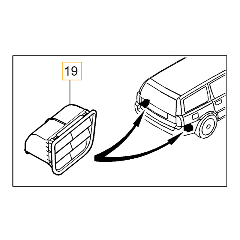 VOLVO V70 XC70 prawa kratka...