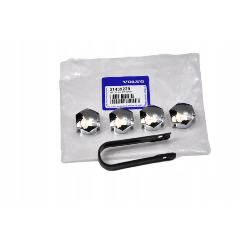 VOLVO nakladki na sruby felgi kola chrom 4szt OE 31439229