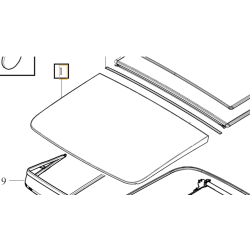 VOLVO XC60 V60 II przednia szyba dach panorama szyberdach przod