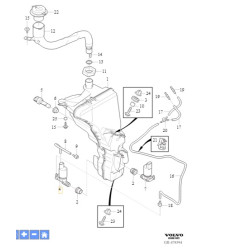 VOLVO XC60 V60 V60CC  pompka spryskiwaczy