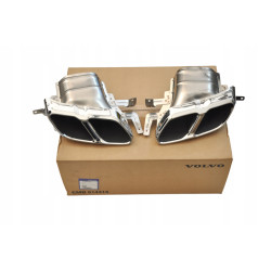 VOLVO S60 V60 koncowki wydechu dzielone komplet OE 31664600