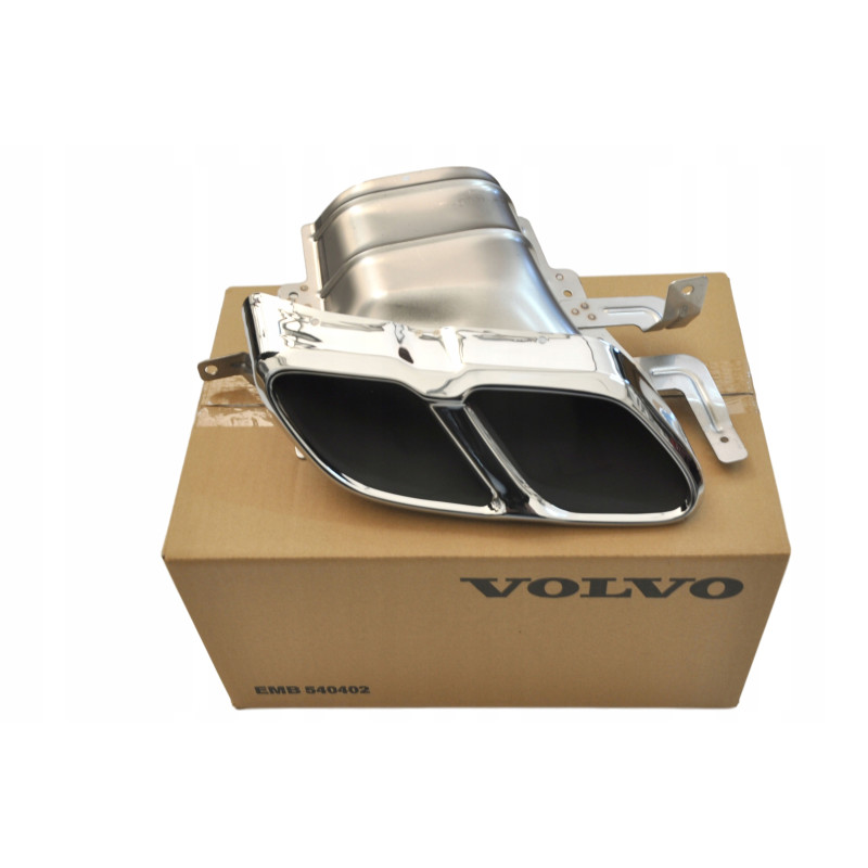 VOLVO S60 V60 koncowki wydechu dzielone komplet OE 31664600