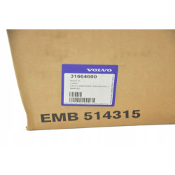 VOLVO S60 V60 koncowki wydechu dzielone komplet OE 31664600