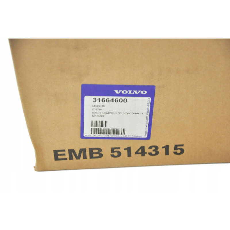 VOLVO S60 V60 koncowki wydechu dzielone komplet OE 31664600