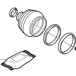 VOLVO S90 V90 II oslona przegubu zewnetrznego