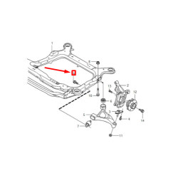 VOLVO S60 V70 XC70 S80 XC90 sruba tulei wahacza