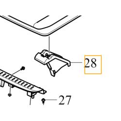 VOLVO XC90 II uchwyt wspornik podlogi bagaznika