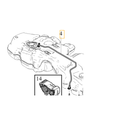 VOLVO S90 V90 XC90 V60 XC60 II S60 III przewod paliwowy
