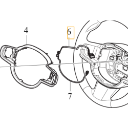 VOLVO S60 V60 XC60 II wiazka instalacja kierownicy